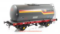 7F-064-005 Dapol 45 Ton TTA Tank Wagon Type A1 - number 65908 Shell Oils Dark Grey and Stripe